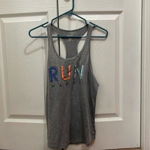 Brooks Run Happy Racerback Tank